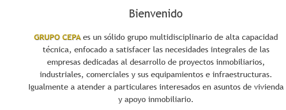 bienvenido